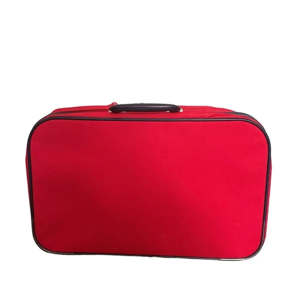 Vintage Peters Bag Corp 1986 Kids Red Balloon Suitcase